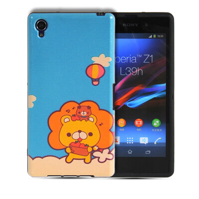 

MOONCASE Watercolor Art Soft Flexible Silicone Gel TPU Skin Shell Back Case Cover for Sony Xperia Z1 L39h
