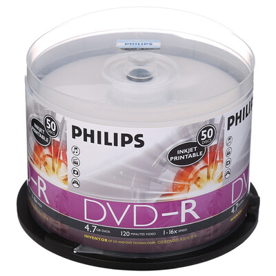 

Philips PHILIPS DVD-R 16 speed 47G can print drums 50 discs
