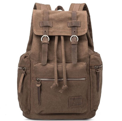 

Canvas bag retro casual mens bag mens backpack computer anti-theft backpack student casual bag