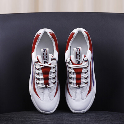 

Super fire mens shoes casual shoes sneakers board shoes leather spell colors with dads shoes&bags