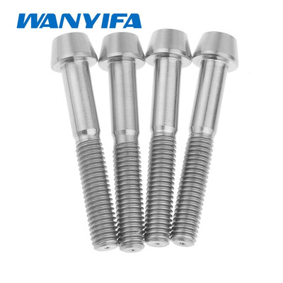 

4pcs M6x40mm Titanium Ti Allen Hex Bike Socket Cap Head Bolts Bicycle Headset Screw