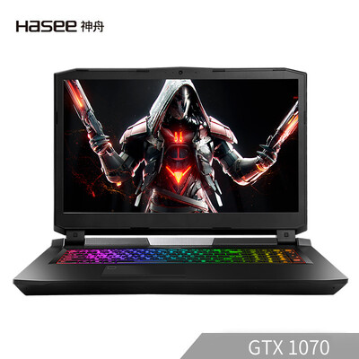 

Shenzhou HASEE Ares GX8-CR7S1 GTX1070 94 color gamut 173 inch 120Hz gaming game notebook I7-9700K 16G 1T256G SSD