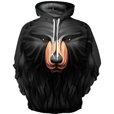 

Mens Hoodie 3D Printed Women Pullover Sweater