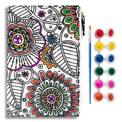 

Kinbor Creative Notebook Diary Stationery Notebook Set Brush Paint Secret Garden DTB01002