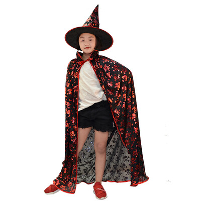

New&new fine arts Halloween childrens magic dress set masquerade cosplay performance decorative props ghost party party role performance COS clothing D models  code 115cm