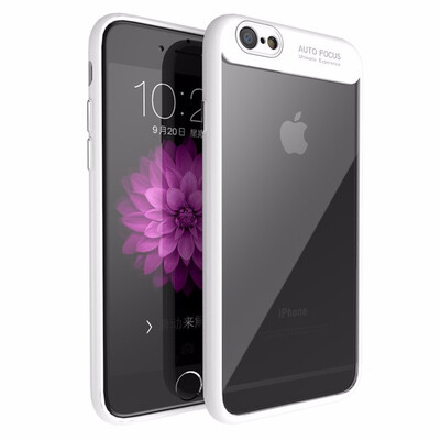 

For iPhone 6 Cases Ultra-thin TPU Frame Transparent Cover Silicone Shockproof Luxury Case For iPhone 6S Plus Full Coque