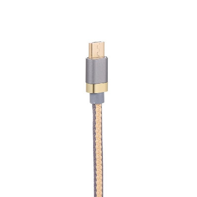 

Micro USB Cable 4ft Zinc Alloy Shell Nylon Braided Adapter for iphone