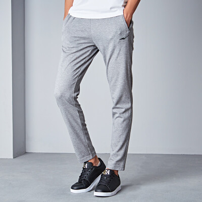 

Hongxing Erke ERKE mens trousers new sports trousers moisture wicking loose sweatpants 51217357063 slate flower gray 3XL