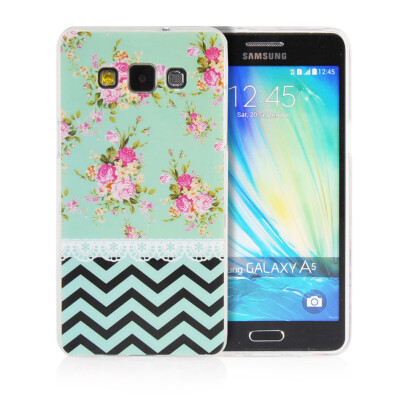 

MOONCASE Flowers Soft Flexible Silicone Gel TPU Skin Shell Back Case Cover for Samsung Galaxy A5