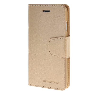 

MOONCASE Case for iPhone 6 Plus (5.5") PU Leather Flip Wallet Card Slot Stand Back Cover Gold