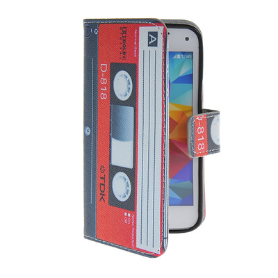 

MOONCASE Pattern Style Leather Side Flip Wallet Card Slot Pouch Stand Shell Back ЧЕХОЛ ДЛЯ Samsung Galaxy S5 Mini