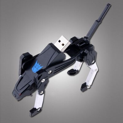 

Robot Dog Model Design USB Flash Memory Drive U Disk 8GB 16GB Storage Black