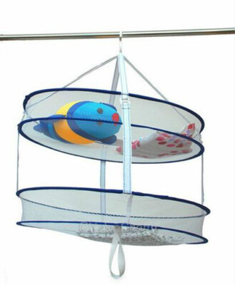 

Laundry Hanging Sweater Drying Rack Folding Mesh Hanging Clothes Dryer 261564