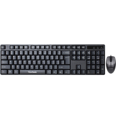 

ViewSonic CU1250 mouse and keyboard set dual USB interface black