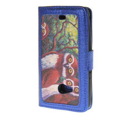 

MOONCASE Textured Pattern Leather Flip Wallet Card Holder Pouch with Kickstand Back Case Cover for Microsoft Lumia 535
