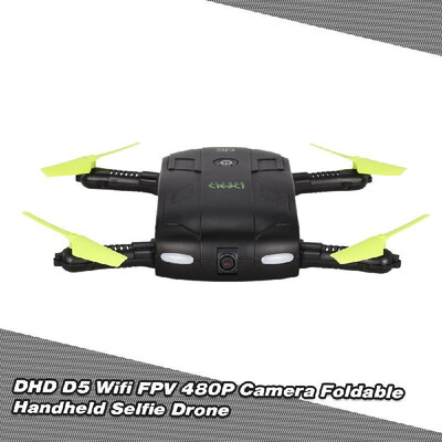 

DHD D5 JD-18 JY018 H37 T37 Wifi FPV With Camera Foldable Selfie Drone 6-Axis Gyro Altitude Hold Flight Path RC Quadcopter