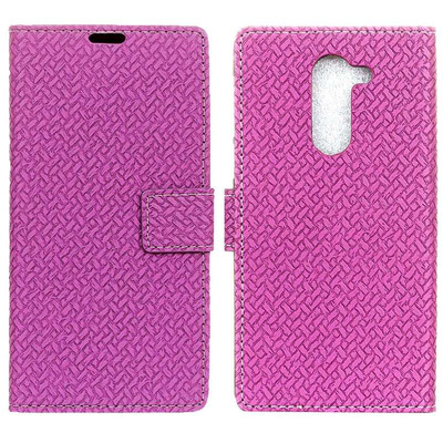 

MOONCASE Millet Pocophone F1 woven leather case - purple