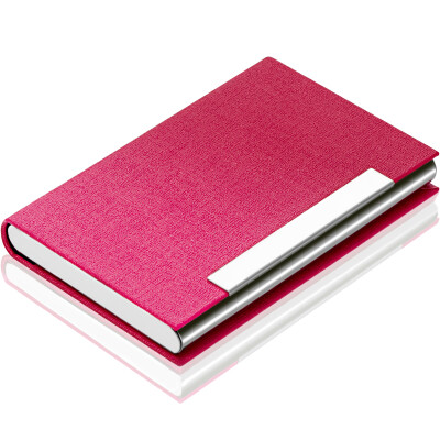 

Excellent UHOO 6606 business card holder rose red a bone skin 1 box large capacity card case