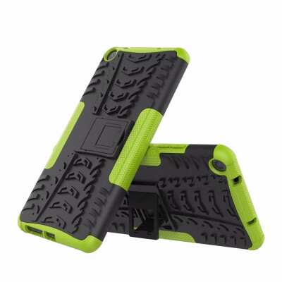 

Fecoprior Case For Lenovo TAB 3 Plus 70inch Back Cover Stand Silicon TPU PC Armor Heavy Rugged Skin Fundas