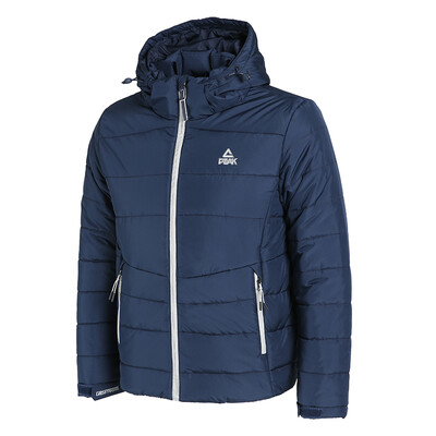 

PEAK mens cotton clothing autumn&winter new thick cotton wear-resistant warm outdoor sports jacket DF584051 deep blue X3L code