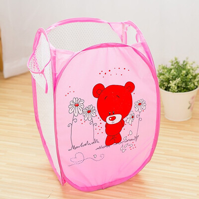 

Cartoon Sorting Basket Folding Clothes Storage Basket Laundry Basket Children Kids Toys Sundries Storage Organizer Home Storage