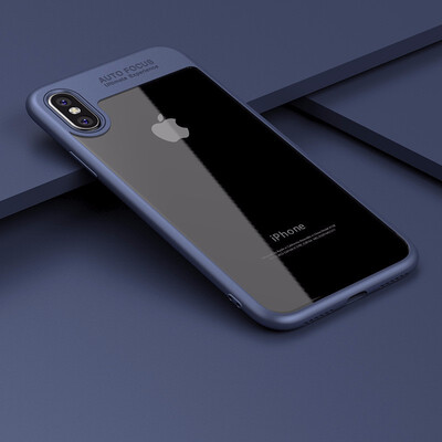

TPU Bumper Transparent Case For Iphone X PC Back Cover Shock Absorption Slim Soft Rubber Case For Apple iPhone X