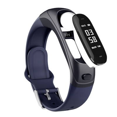 

Bozhi wheel BOZLUN smart watch sports bracelet heart rate blood pressure sleep monitoring call Bluetooth electronic bracelet fashion black