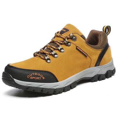 

Men Big Size 39-49 Fashion Men Shoes Comfortable Waterproof Outdoor Casual Shoes Lace-Up Spring Autumn Rubber Sneakers