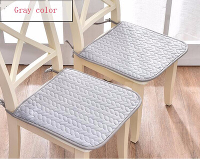 

2pcs Seat Cushion Soft Seat Cover Non-slip Chair Cushion Coffee Square Chair Pad Can Be Fixed On Chair 404045455050