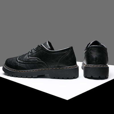 

Mens shoes in England in autumn Mens shoes Mens martins Mens high-top mens leather mens tooling British style