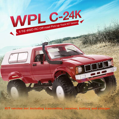 

WPL C24 116 24GHz 4WD RC Car With Headlight Remote Control Crawler Off-road Pick-up Truck RTR Toy