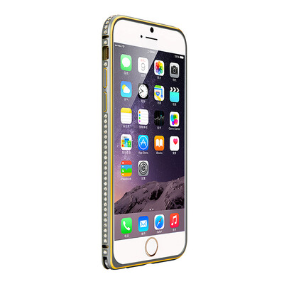 

New style Top quality Luxury Bling Snake Diamond Inlay Metal Rhinestone Bumper fashional phone case for iPhone 5 5s