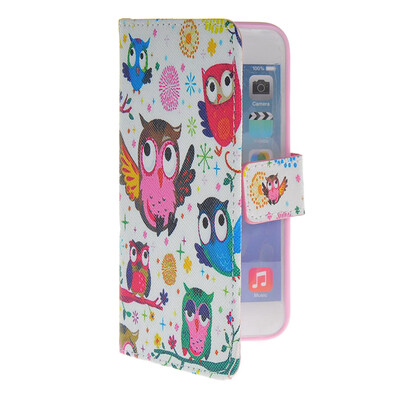 

MOONCASE Pattern Style Leather Side Flip Wallet Card Slot Pouch Stand Shell Back ЧЕХОЛ ДЛЯ Apple iPhone 6 ( 4.7 inch )