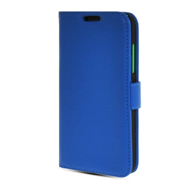 

MOONCASE High quality Leather Side Flip Wallet Card Slot Pouch Stand Shell Back ЧЕХОЛ ДЛЯ Nokia Lumia 630 Blue