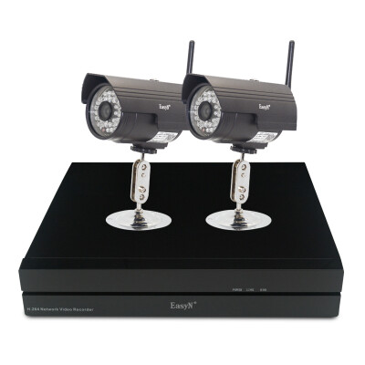 

EasyN NVR-1-A4 +2PCS 106V HD Megapixel 720P Outdoor Waterproof Night Vision Wifi IP Camera