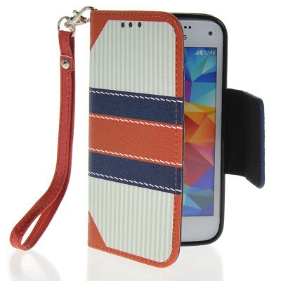 

MOONCASE Fashion Leather Side Flip Wallet Card Slot Pouch Stand Back Case Cover for Samsung Galaxy S5 Mini