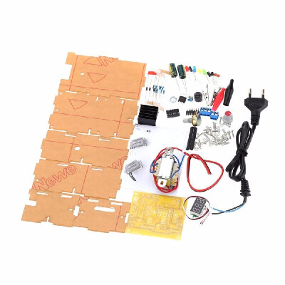 

LM317 125V-12V Continuously Adjustable Regulated Voltage Power Supply DIY Kit Home Tools USEU Plug