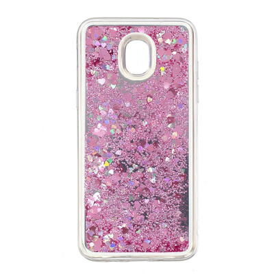 

Fecoprior Back Cover For Samsung Galaxy J3 2018 Case Mirror Glitter Liquid Quicksand Shining Dynamic Fundas Coque Celulars Capa