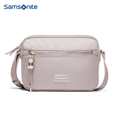 

Samsonite Samsonite diagonal cross-sleeve fashion trendy shoulder mini bag 34N90002 gray rose