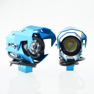 

2pcs Motorcycle U8 LED Headlamp 12V 125W motorbike headlights led moto spotlight Motorbike driving spot head lamp DRL Fog light