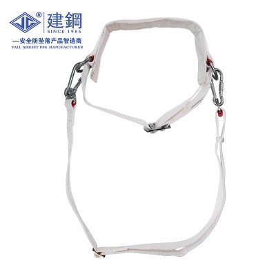 

Jiangang 680106 electrician rod with a single belt belt safety belt fire safety belt outdoor aerial work belt fall protection electrician with polypropylene material 1