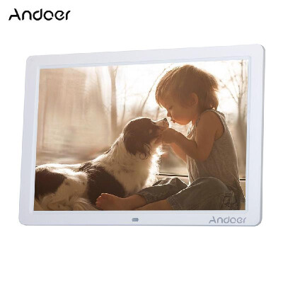 

Andoer 15 Wide Screen HD LED Digital Picture Frame Digital Album High Resolution 1280800 Electronic Photo Frame with Remote Cont