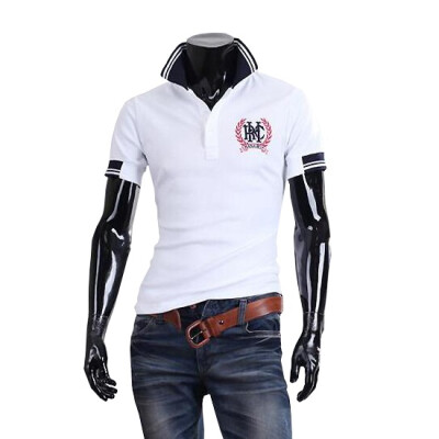 

Zogaa New Men's Polo Shirt Fashion Slim Embroidery All-matching