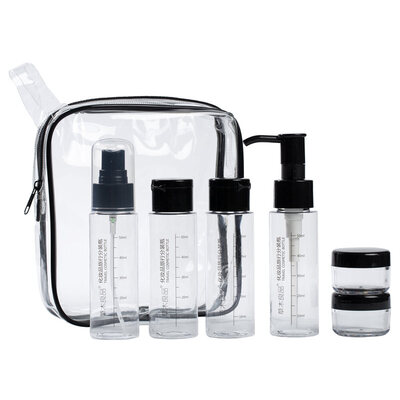

Grass wood good cosmetics travel sub-bottle classic 6 piece suit