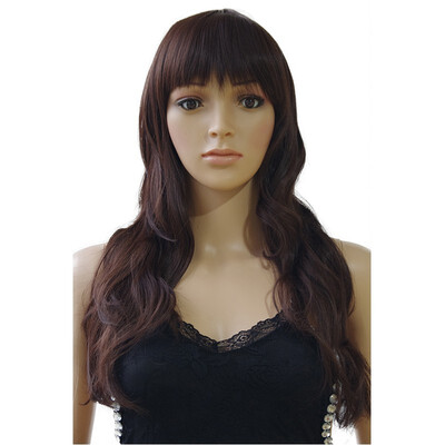 

19" Wavy Halloween Multi-Color Cosplay Wig Party Wigmedium brown