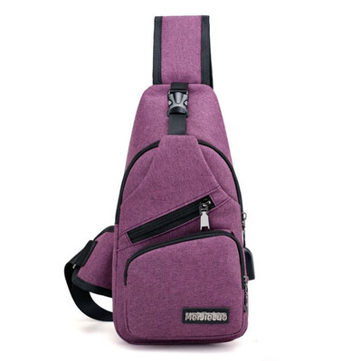 

Men Small Chest Bag Pack Travel Sport Shoulder Sling Backpack Cross Body Outdoor