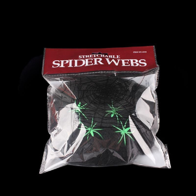 

Halloween Spider Web Stretchy Soft Cobweb Scary Scene Props Party Decoration for Halloween Haunted House