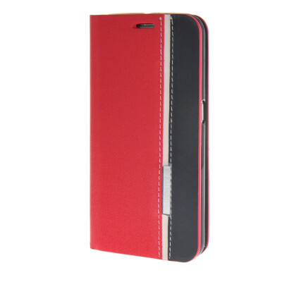 

MOONCASE Premium Synthetic Leather Wallet Flip Card Slot Holster Pouch Stand Shell Back Case Cover for Samsung Galaxy S6 Red