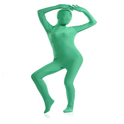 

Womens Green Zentai Full Bodysuit Women Costum Made Rose Color Tights Suits Womens Full Bodysuit Cosplay Halloween Costumes