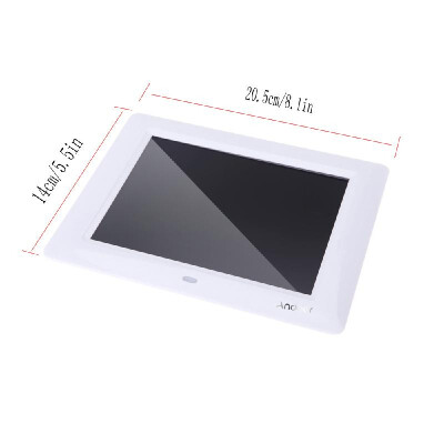 

7 HD TFT LCD Digital Photo Frame with Slideshow Clock MP3 MP4 Movie Player with Remote Desktop